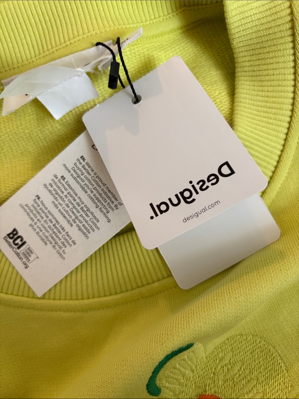 Desigual Graphic Cropped Sweatshirt - Picture 10 of 10